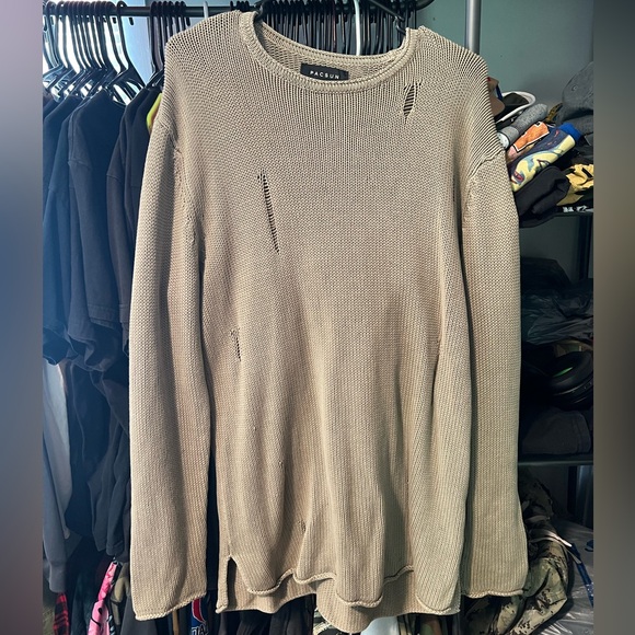 Mens pacsun distressed cardigan - Picture 2 of 3